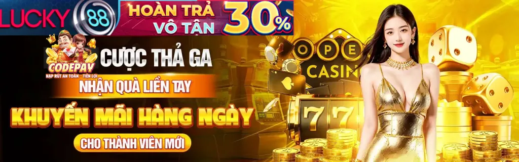 Banner khuyến mãi độc quyền xo88 casino